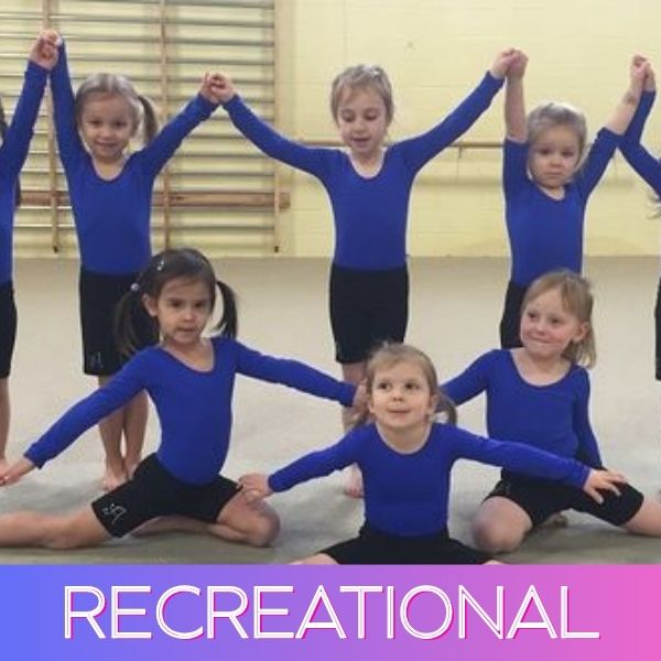 recreational gymnastics class